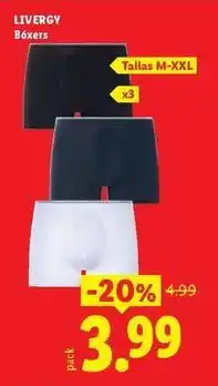 Ocine Livergy - boxers oferta