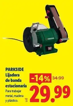 Ocine Parkside - lijadora de banda estacionaria oferta