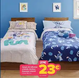 Carrefour Juego de sabanas o funda nordica licencias infantil oferta