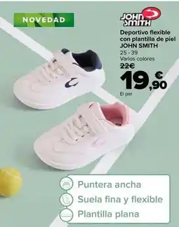 Carrefour John smith - deportivo flexible con plantilla de piel oferta