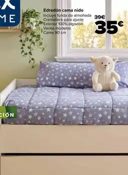 Carrefour Tex home - edredon cama nido oferta
