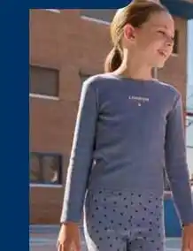 Carrefour Tex - camiseta rib con miniestampado o legging rib estampado oferta