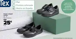 Carrefour Tex - zapato colegial lavable oferta