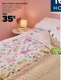 Carrefour Tex home - saco nordico desmontable oferta