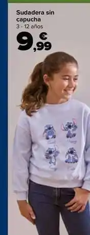 Carrefour Sudadera sin capucha oferta