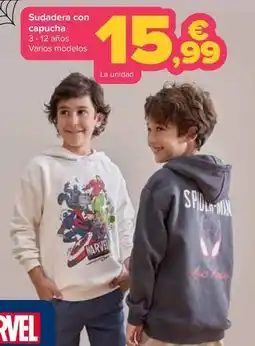 Carrefour Sudadera con capucha oferta