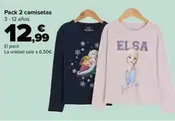 Carrefour Pack 2 camisetas oferta