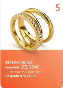 Cristian Lay Oro - 32485-0 anillo oferta