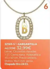 Cristian Lay Oro - gargantilla oferta