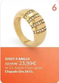 Cristian Lay Oro - 32507-9 anillos oferta