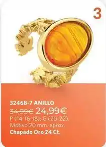 Cristian Lay Oro - 32468-7 anillos oferta