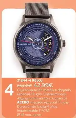 Cristian Lay Cristal - 21344-4 reloj oferta