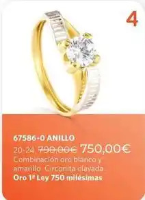 Cristian Lay Oro - 67586-0 anillo oferta