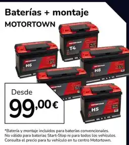 MotorTown Motortown baterías oferta