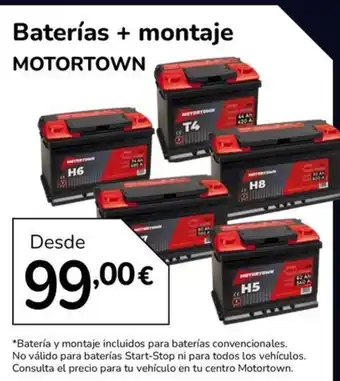 Motortown baterías