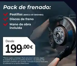 MotorTown Pack de frenado oferta