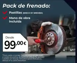 MotorTown Pack de frenado oferta