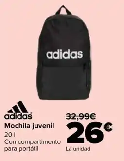 Carrefour adidas mochila juvenil oferta