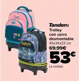 Carrefour Tandem Trolley con carro desmontable oferta
