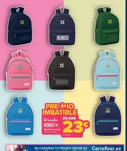 Carrefour benetton munich mochila juvenil oferta