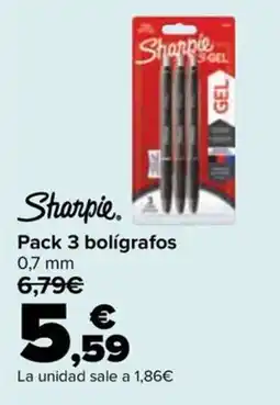 Carrefour Sharpie bolígrafos oferta