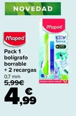 Carrefour Maped bolígrafo borrable oferta