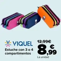 Carrefour Viquel estuche con 3 o 4 compartimentos oferta