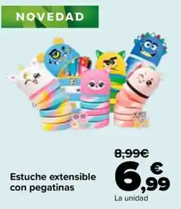 Carrefour Estuche extensible con pegatinas oferta