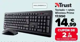 Carrefour Trust Teclado + ratón Wireless Primo oferta