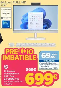Carrefour hp Ordenador de sobremesa All in One 24-CR0177NS oferta