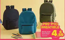 Carrefour Mochila escolar Santa Mónica oferta