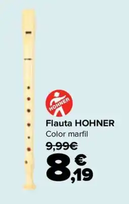 Carrefour Hohner flauta color marfil oferta