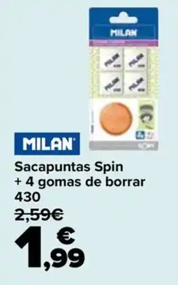 Carrefour Milan sacapuntas spin oferta
