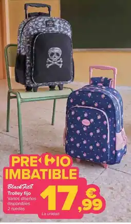 Carrefour BlackFit8 Trolley fijo oferta