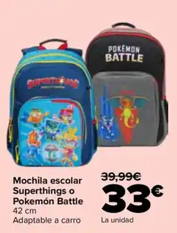 Carrefour Superthings o Pokémon Battle oferta