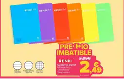 Carrefour Enri cuaderno espiral oferta