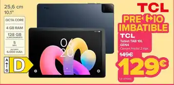 Carrefour Tcl tablet tab 10l gen4 oferta