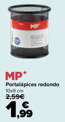 Carrefour MP portalápices redondo oferta