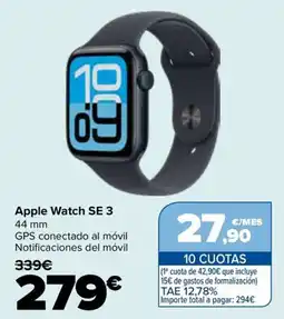 Carrefour Apple Watch SE 3 44 mm oferta