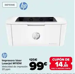 Carrefour hp impresora láser laserjet m110w oferta