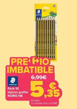 Carrefour Staedtler lápices grafito NORIS HB oferta