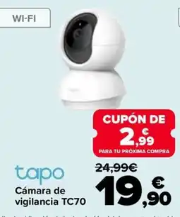 Carrefour tapo cámara de vigilancia tc70 oferta