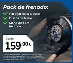 Aurgi Pack de frenado oferta