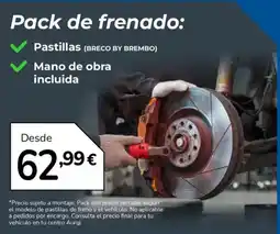 Aurgi Pack de frenado oferta