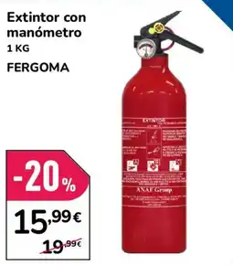 Aurgi Fergoma extintor con manómetro oferta