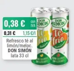 Cuevas Cash Don Simón refresco té al limón/meloc oferta