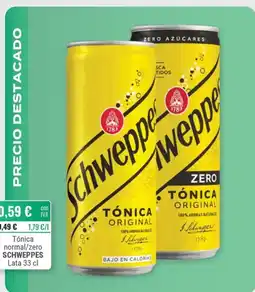 Cuevas Cash Schweppes Tónica normal/zero oferta