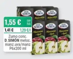Cuevas Cash D. simón zumo conc. meloc. manz.uva/manz oferta