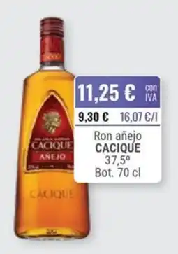 Cuevas Cash Cacique ron añejo oferta