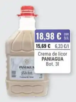 Cuevas Cash Paniagua crema de licor oferta